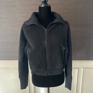 Athleta Sherpa Zip Up - Size S